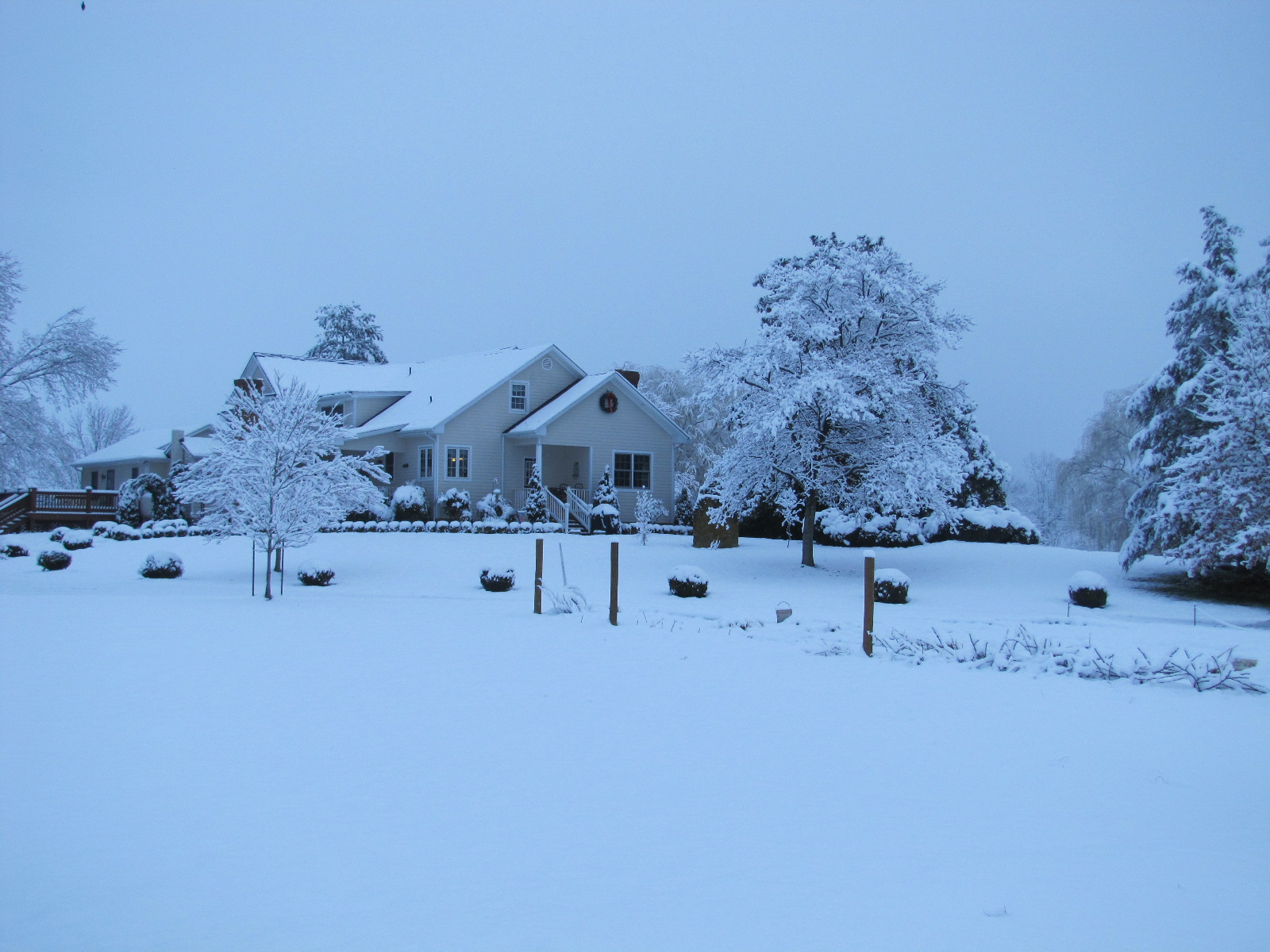 Rose Isle Farm House Deep Snow